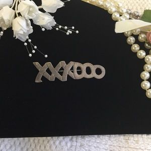 SALE Vintage Taxco XXXOOO Brooch Hugs & Kisses